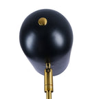 Lumora Table Lamp with Marble Base - Black