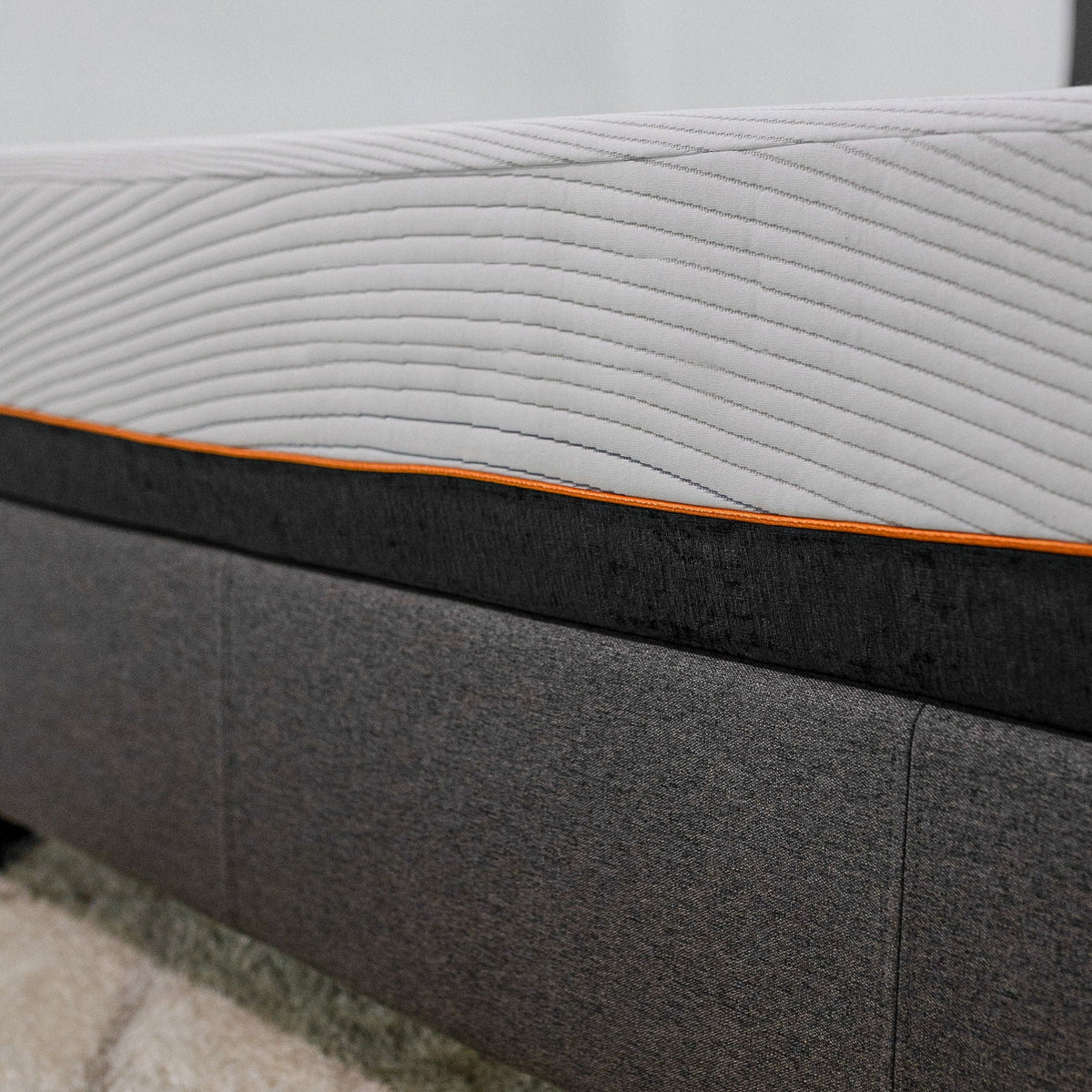 10" Cooling Copper Infused Memory Foam Mattress with Supportive Construction - White