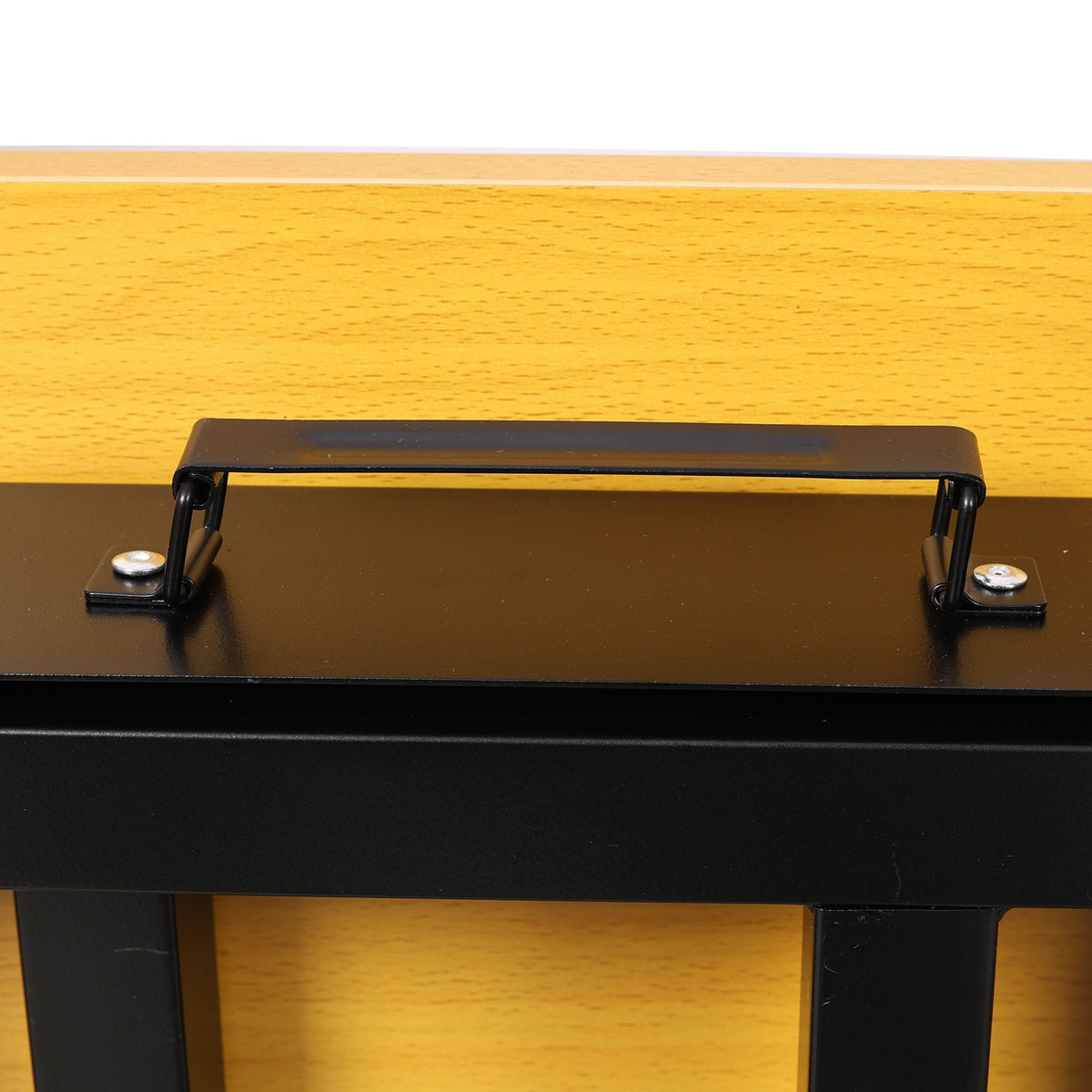 Portable Folding Work Table with Measuring Tape and Angle Finder - Black