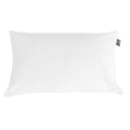 Faux Down Luxury Pillow with Microfiber Gel Clusters - White