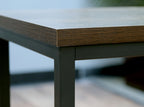Dark Brown Sofa Table with Transitional Style - Harpe