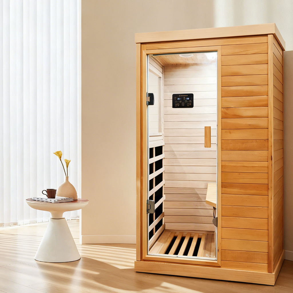 Infrared Sauna Room With Hemlock Frame, 6 Heating Plates