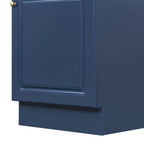 Bathroom Vanity with Sink and Adjustable Shelf - Multiple Colors