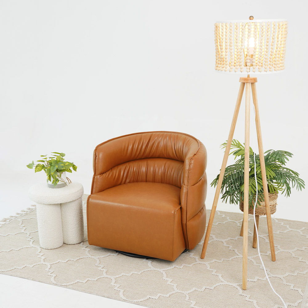 Walden Stylish Swivel Chair with Integrated Armrests - Multiple Colors