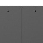 Metal Wall Mounted Tool Storage Cabinet with 2 Locking Doors and Adjustable Shelf - Gray or Black