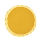 Barrel Shape Outdoor Side Table with Durable Metal Design - Yellow or Green