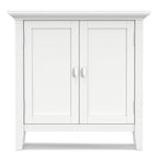 Handcrafted Low Storage Cabinet with Adjustable Shelves - Multiple Colors