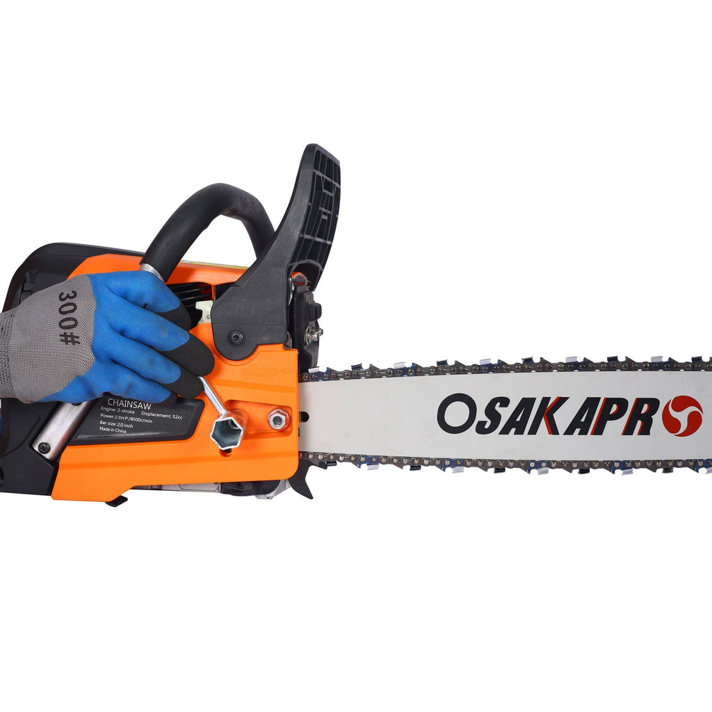 Professional Gasoline Chainsaw with 20-Inch Bar - Orange