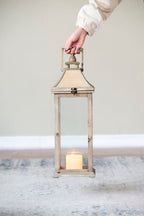 Ivory Candle Lantern Decorative Set