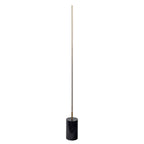 Prism - LED Floor Lamp with On/Off Switch Base - Gold/Marble