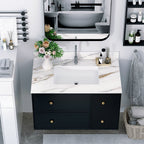 Elegant Vanity Top With Undermount Sink And Backsplash
