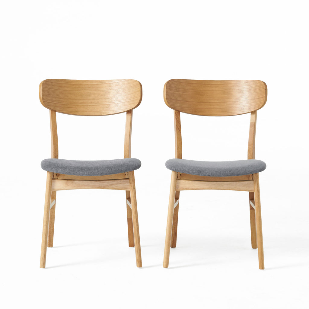 Upholstered Chenille Dining Chair Set of 2