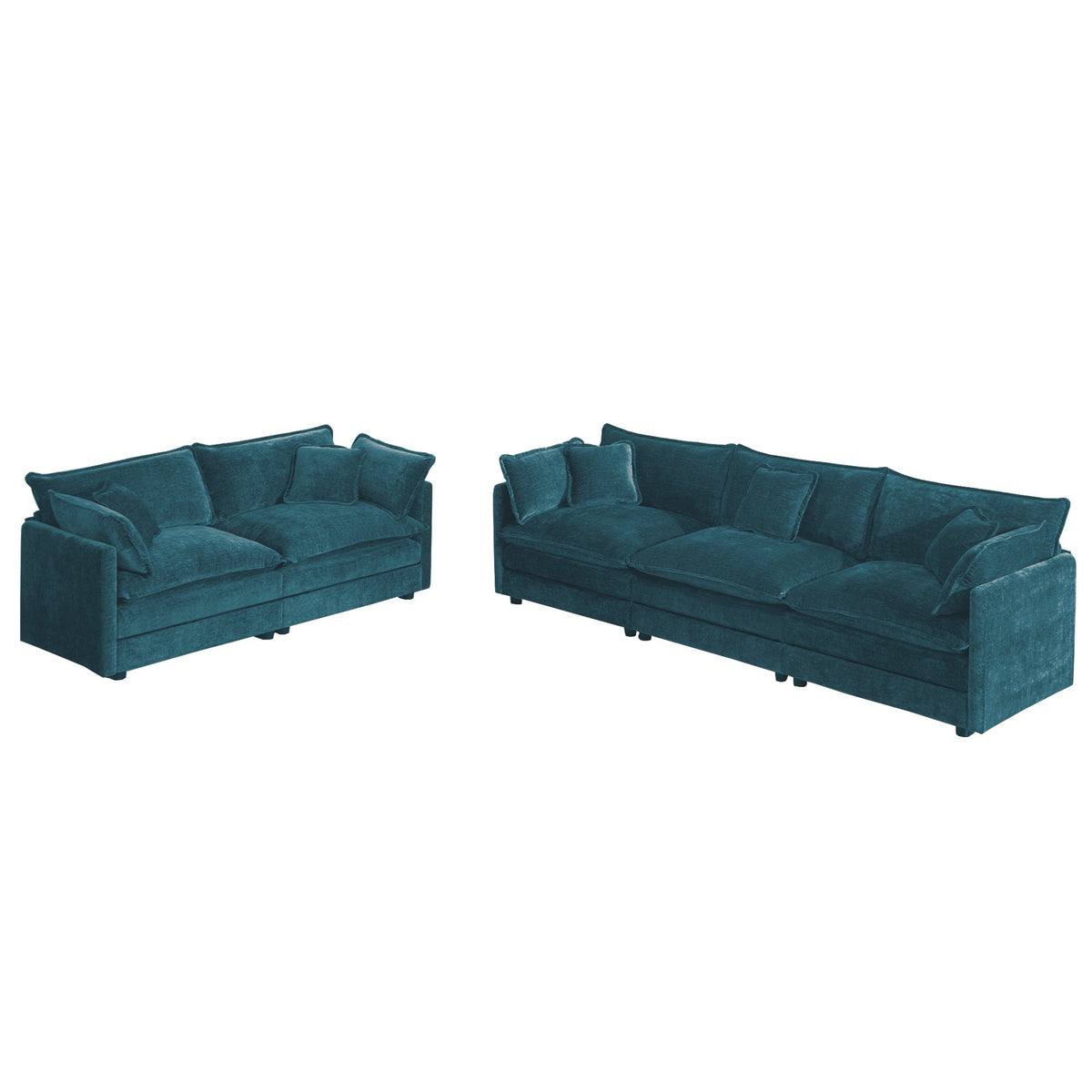 Chenille Sofa Set of 2 & 3 Seater Couches with Premium Comfort - Chenille