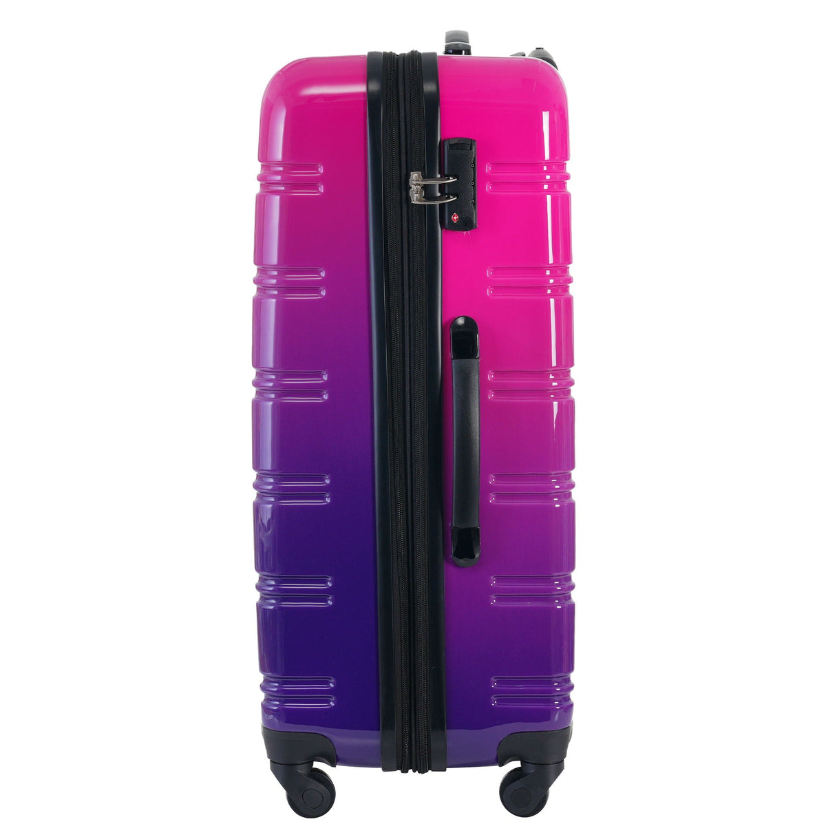Gradient Color Hardshell Luggage Set with Spinner Wheels and TSA Lock – Light Blue or Purple