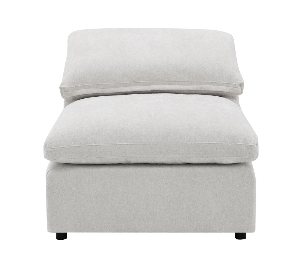 Naveen 6 Piece Modular Sectional with Full Foam Seating - Ivory