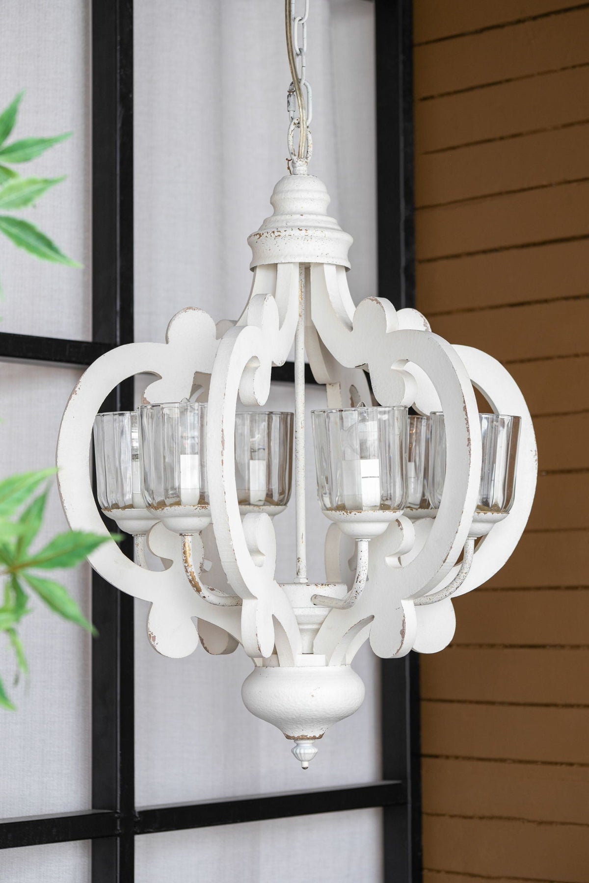 Farmhouse Chandelier with Adjustable Chain - Multiple Colors