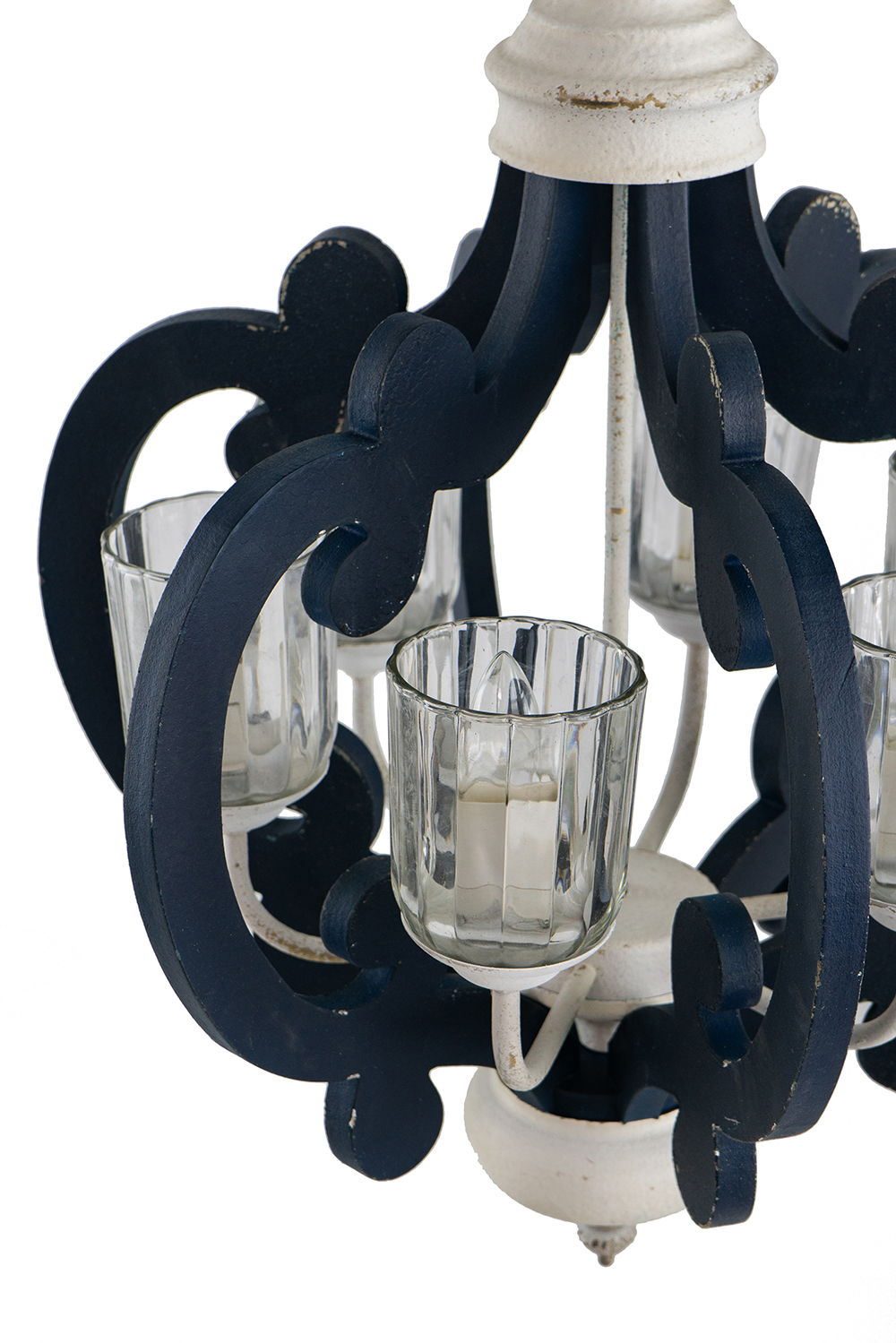 Wood Chandelier 6 Light Farmhouse Pendant Lighting