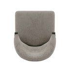 Ola Dining Chair with Solid Elm Wood Frame and High-Density Foam - Beige, Gray, or Dark Gray