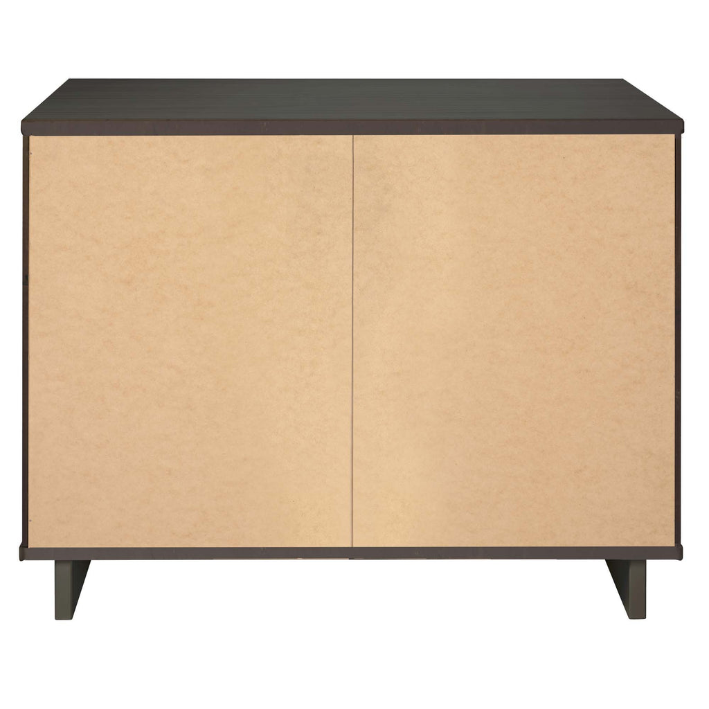 Solid Wood 3 Drawer Dresser with Ribbed Fronts - Multiple Colors