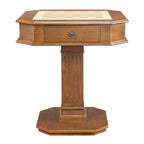 Galini Game Table with Storage Drawers - Walnut