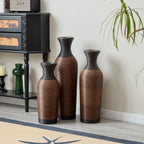 Classic And Neat Floor Vase with High Independent Stand - Multiple Colors