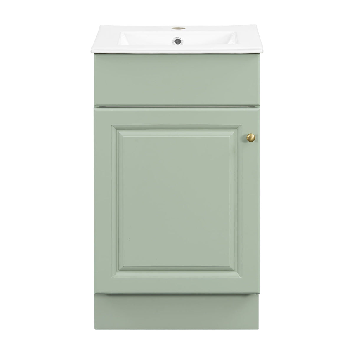 Bathroom Vanity with Sink and Adjustable Shelf - Multiple Colors