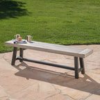 Acacia Wood Outdoor Dining Bench