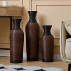 Classic And Neat Floor Vase with High Independent Stand - Multiple Colors