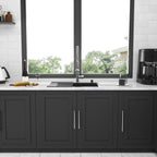 Topmount Kitchen Sink 16 Gauge Single Bowl with Nano Finish - Black