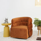 Walden Stylish Swivel Chair with Integrated Armrests - Multiple Colors