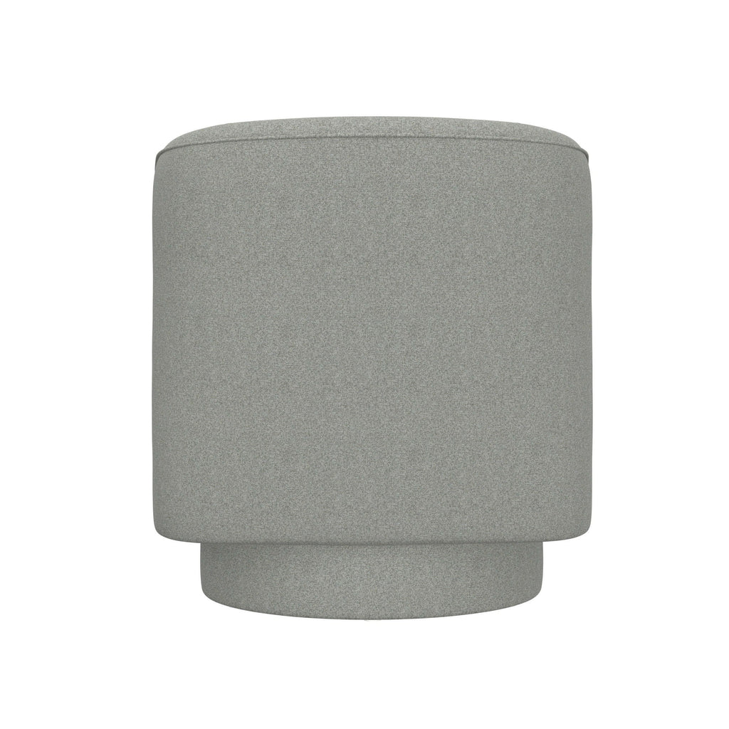 Fabric Swivel Accent Chair with Compact Design - Light Blue, Dark Green, White, Gray, Blue