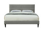 Channel Bed with USB Charging Ports - Dark Gray