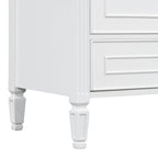 Freestanding Vanity with Drawer & Soft Close Doors - Green or White