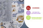 Payas Collection 5.3x7.6 Rug with Stain Resistance - Cream