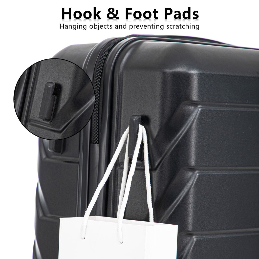 3 Pieces Set Spinner Wheel Luggage With Combination Lock