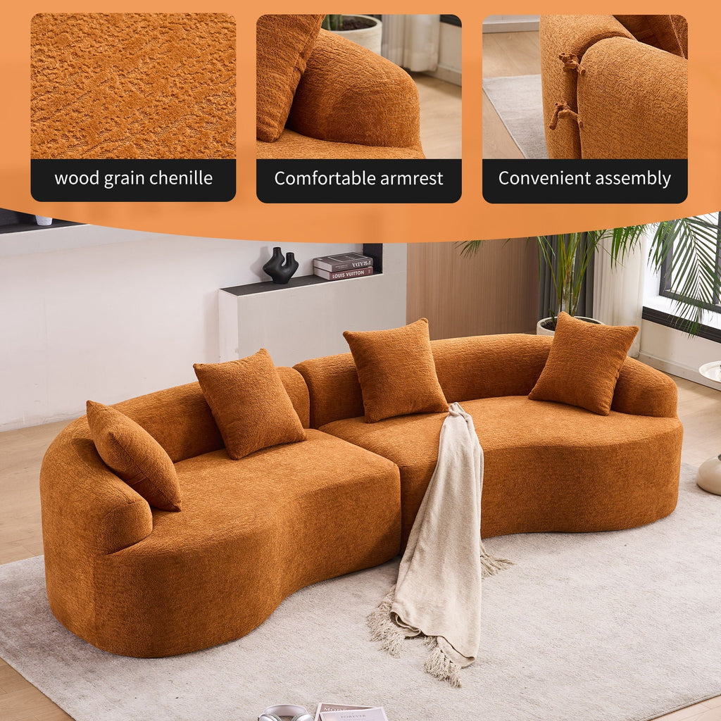 4 Seater Sofa With Fabric for Living Room