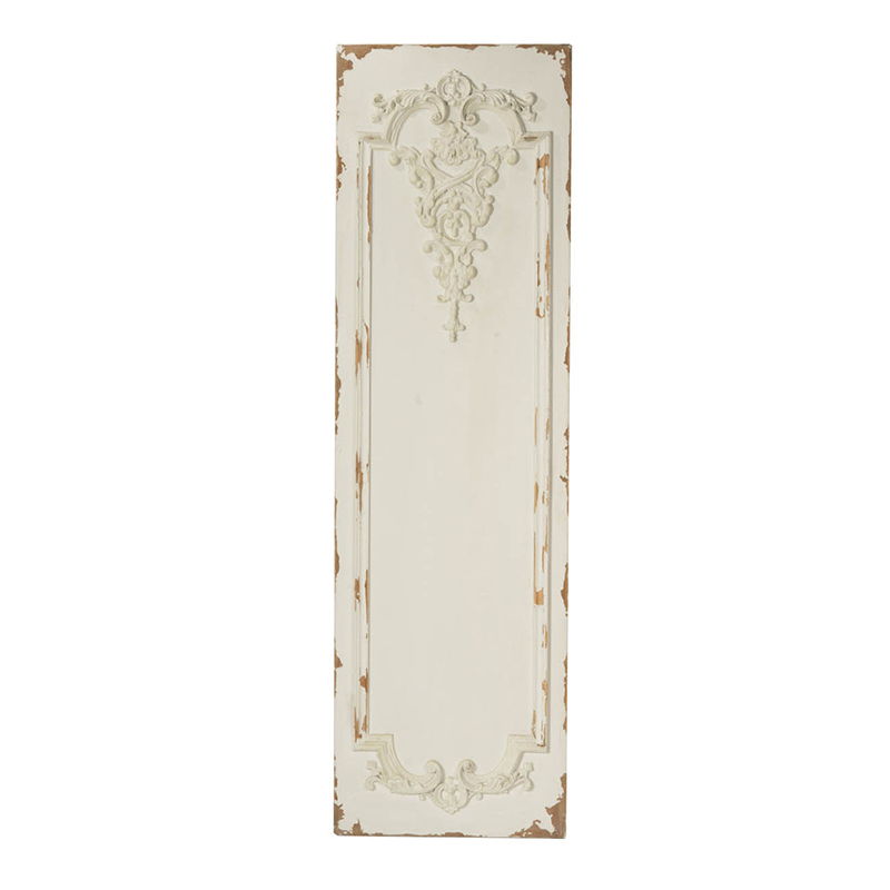 Large Wooden Rectangle Hanging Panels - Set of 3, White