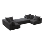 Oversized Sponge Cloud Sofa - Modern Sectional Couch Set