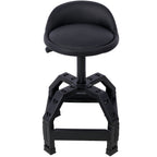 Pneumatic 360 Degree Swivel Mechanics Stool with Adjustable Height - Red or Black