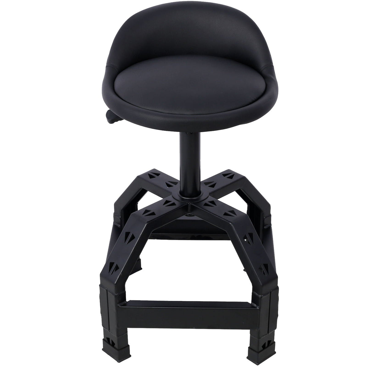 Pneumatic 360 Degree Swivel Mechanics Stool with Adjustable Height - Red or Black