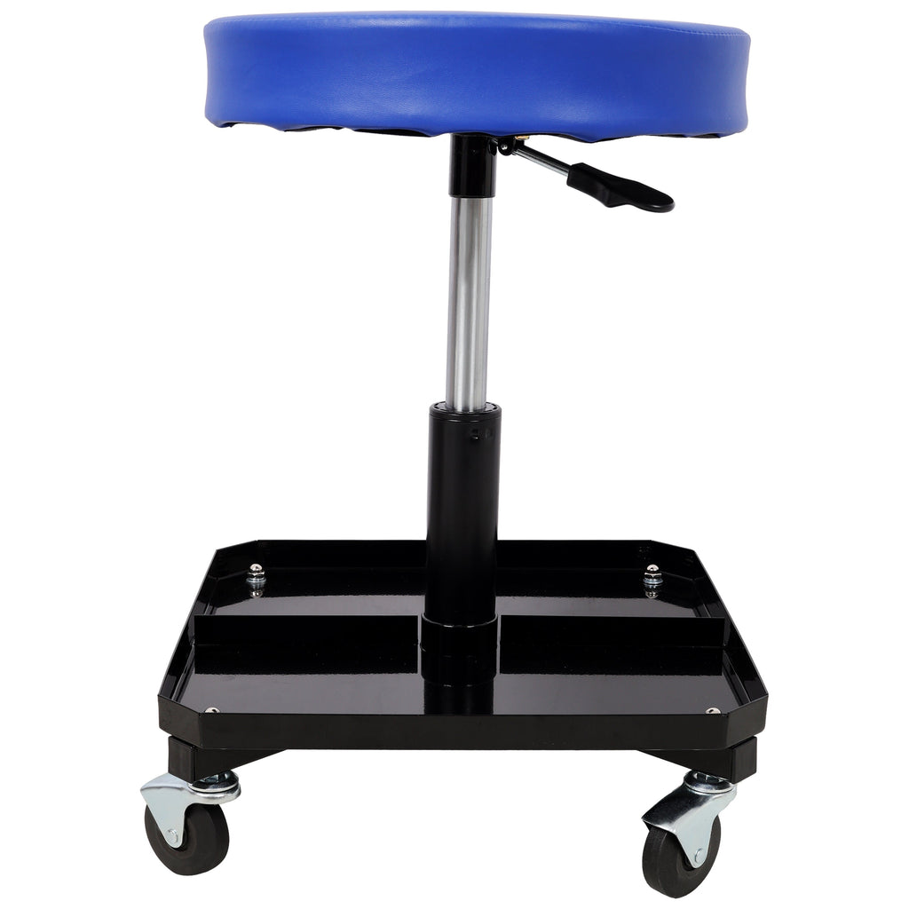 Adjustable Pneumatic Garage Stool with 250 LBS Capacity - Steel
