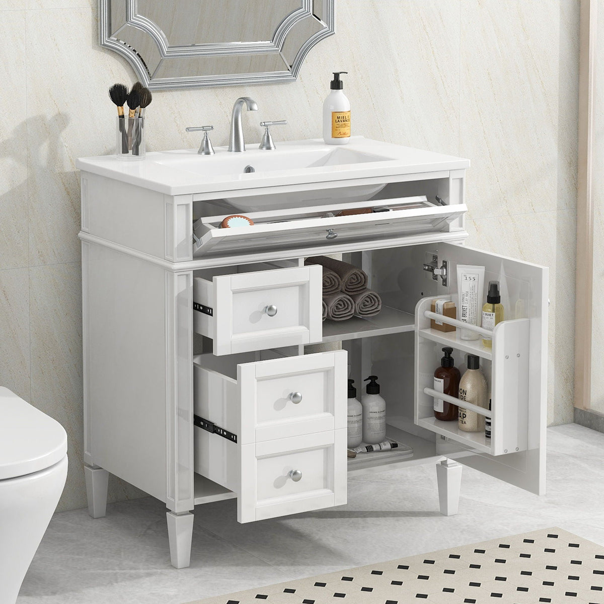 Bathroom Vanity With Top Sink