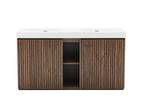 Walnut Brown GALAN 60F Winston Bathroom Vanity with Modern Functionality