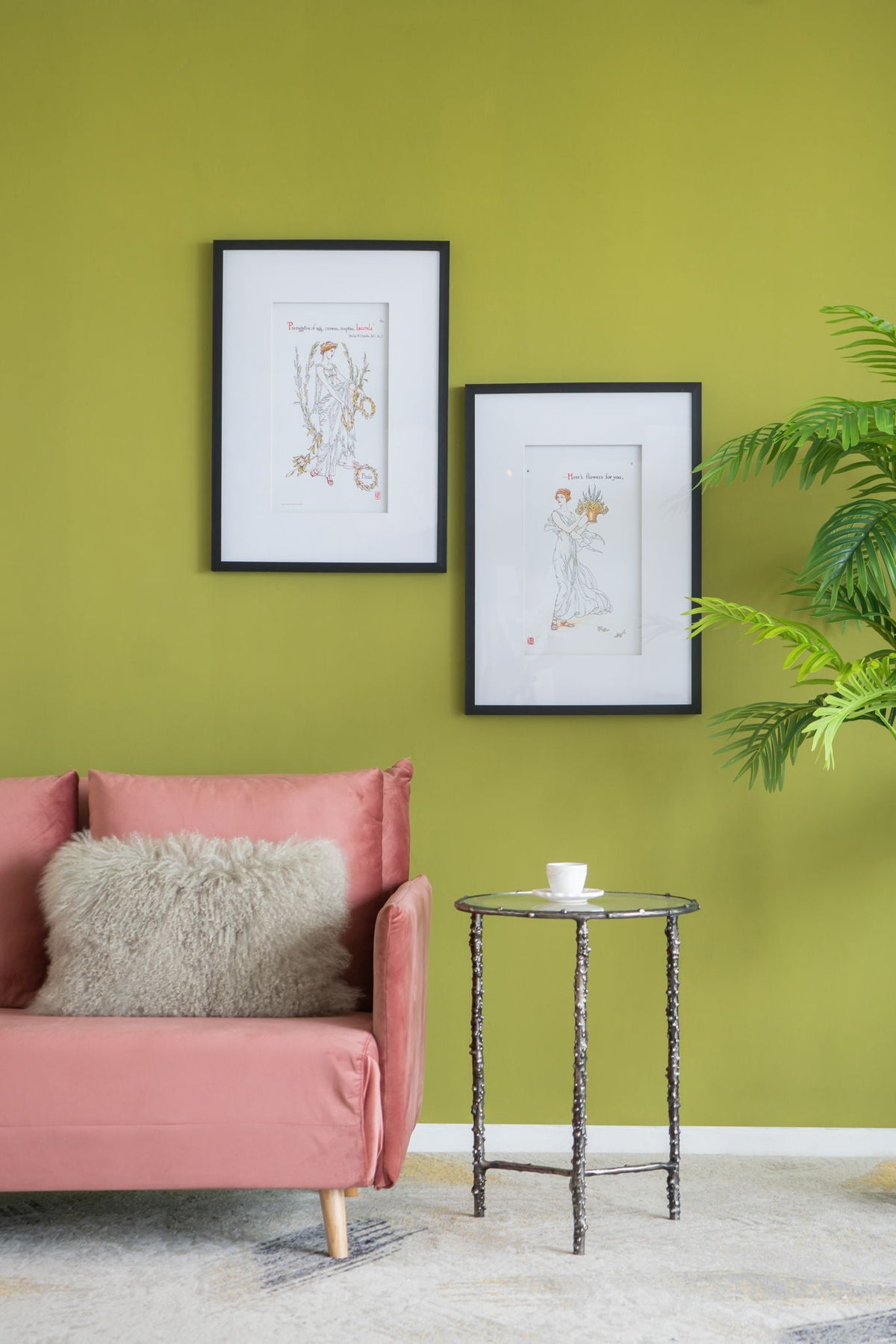 Black White Framed Print Wall Art Set with MDF & Glass - 20x28 in