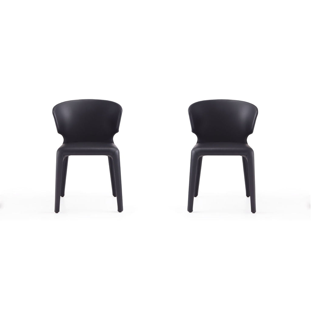 Conrad Dining Chair Set of 2 with Metal Frame - Multiple Colors