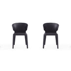 Conrad Dining Chair Set of 2 with Metal Frame - Multiple Colors