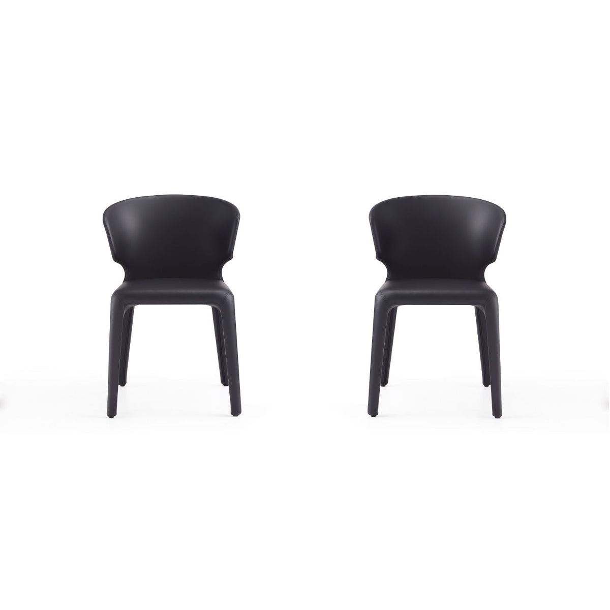 Conrad Dining Chair Set of 2 with Metal Frame - Multiple Colors
