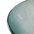 Tempered Glass Vessel Sink with Pop-Up Drain - White, Pearl Silver, Dark Brown, Dark Gray