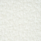 Curved Upholstered Bed with Smart Ambient Lighting - Boucle Fabric