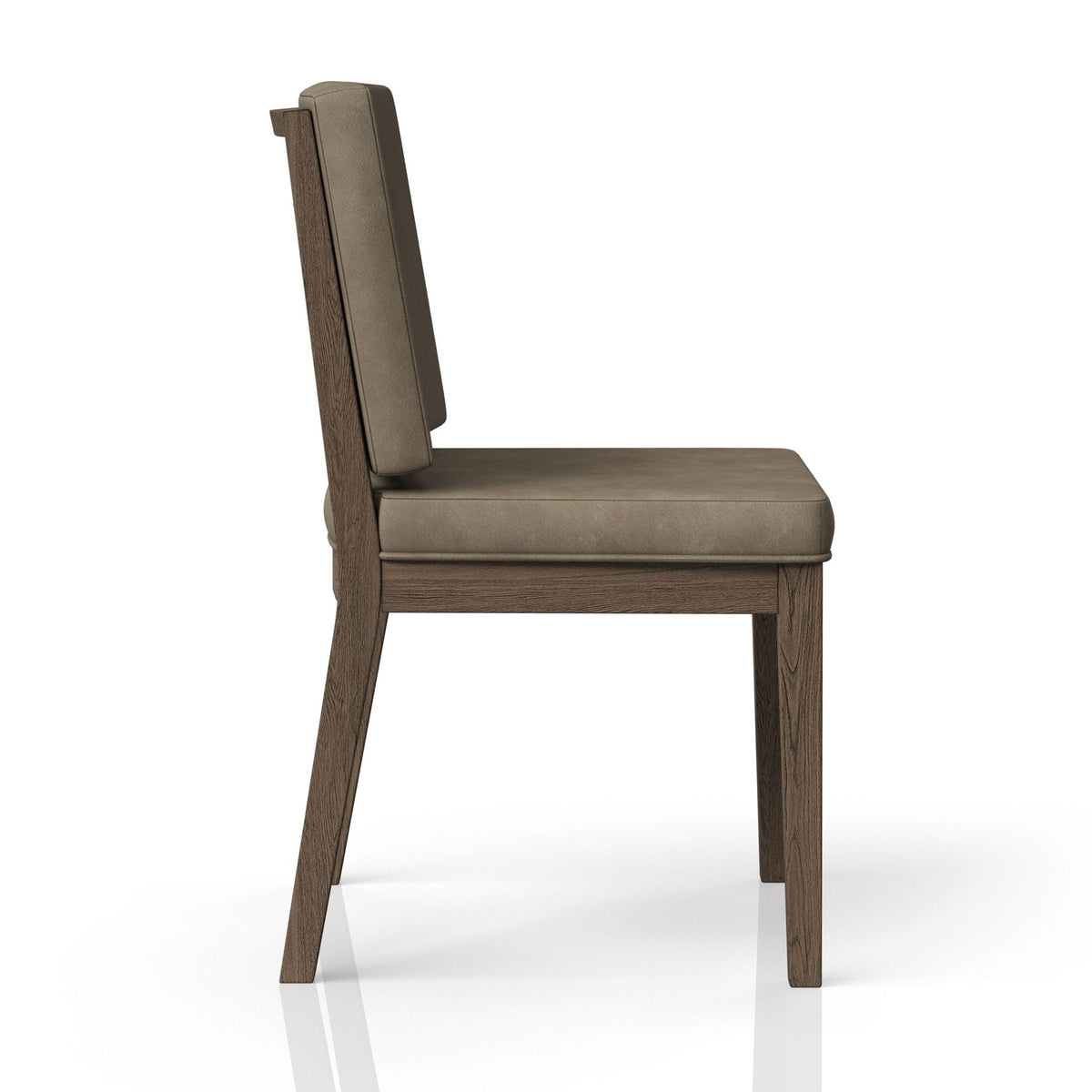 Soft Back Dining Chairs with Performance Leather - Light Brown (Set of 2)